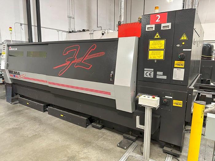 Used 2015 - 2000 Watt Amada ENSIS 3015-AJ Fiber Laser