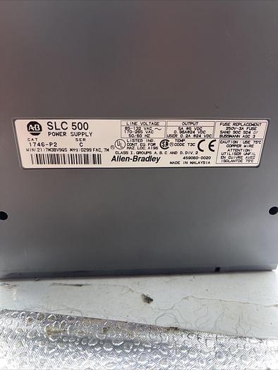 Used Allen Bradley 1746-P2. 1746-A13. 1746-IB16. 1747-SN. 1746-ITB16. 1746-NR4.