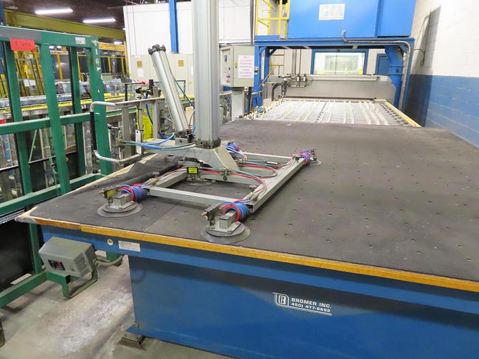 Used 2003 Armetch Laminated Glass Production Line, with Melco Auto Clave