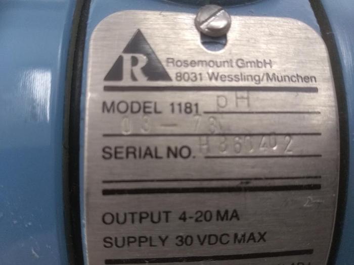 D'occasion Transmetteur de pression 1181 pH, Rosemount