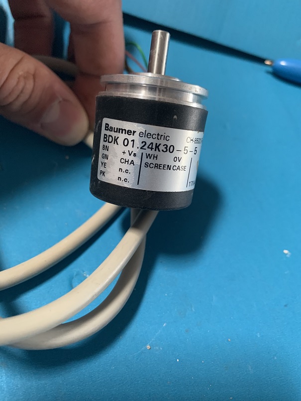 Used Baumer Incremental Shaft Encoder BDK01.24K30-5-5