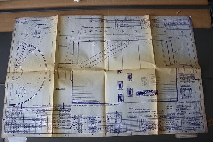 Used Dorr Oliver Rotary Thickener, 11' Drum, 20' Face #33965