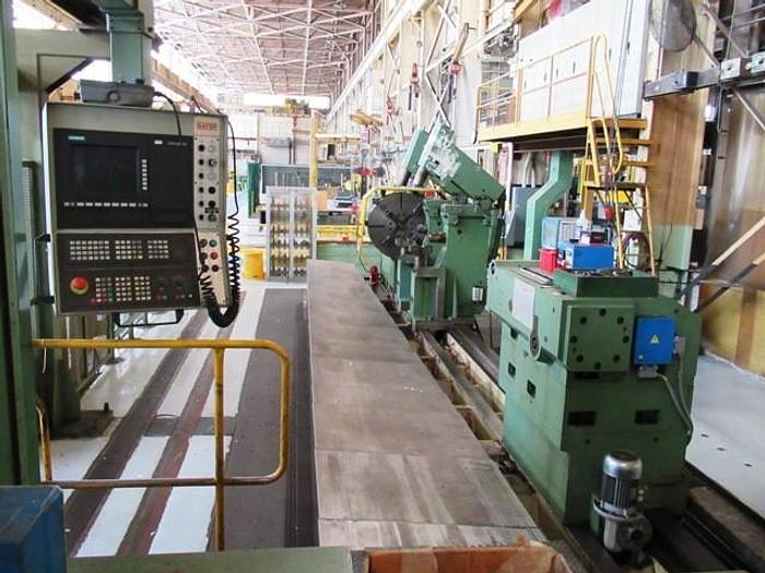 Used Safop Leonard Model 70/L-MC 90" x 32' Large Capacity CNC Lathe with Milling & Y-Axis