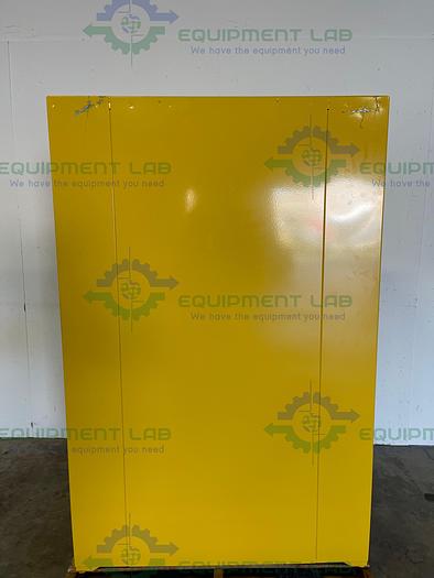Used Eagle Manufacturing Model 4510 45 Gallon Flammable Liquid Storage Cabinet w/ Soft Close Doors
