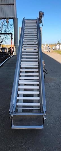 Unused Conveyor, Belt, 24" x 16', Incline, S/st, 1 HP #S743796