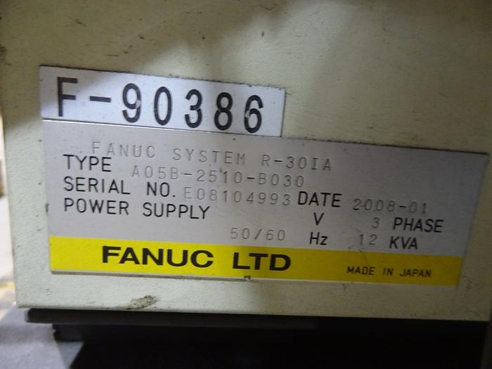 Used FANUC R2000iB/165F 6 AXIS CNC W/ R-30iA CONTROL