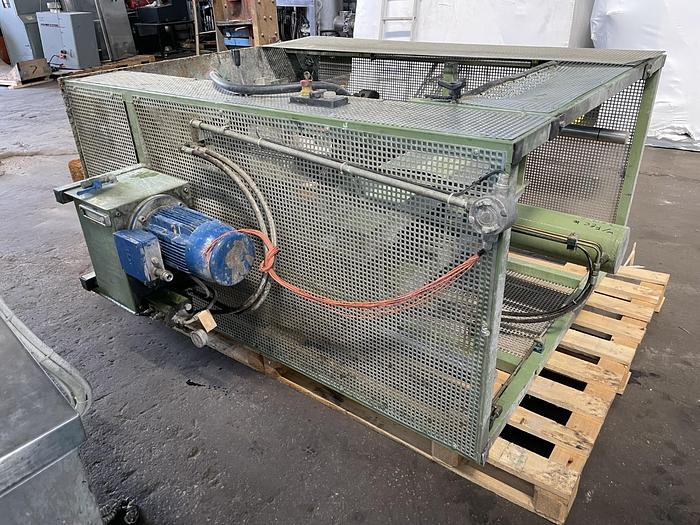 Used 250 LITER MISCHTECHNIK HOFFMAN PLANETARY MIXER WITH DISCHARGE RAM - S/S - JACKETED