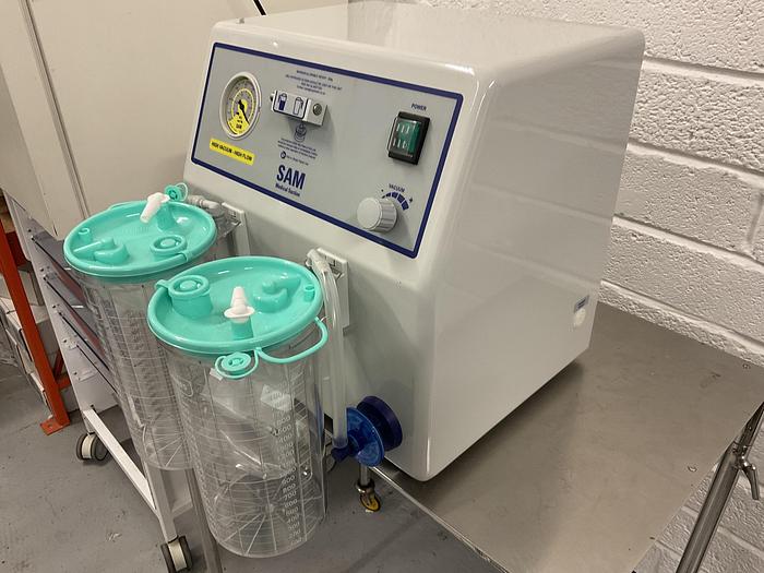 Used MGE Theatre Suction 2 x 2 Litre Bottles SAM 35