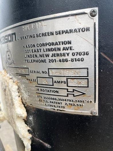 Used Kason Vibratory Separator