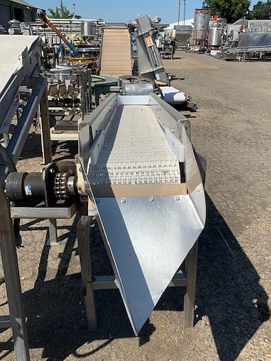 Used Inclined Intralox Belt Conveyor