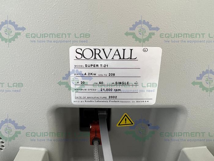 Used Sorvall  Evolution RC Centrifuge 21,000 RPM w/ Sorvall SS-34 Fixed Angle Rotor