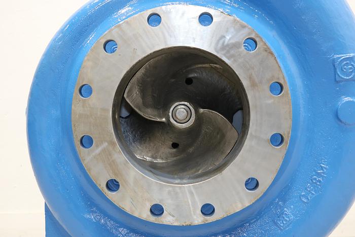 Used Goulds 3175 8x10x18H Pump, Stainless Steel Casing, 2-Vane Stainless Steel Impeller #43869