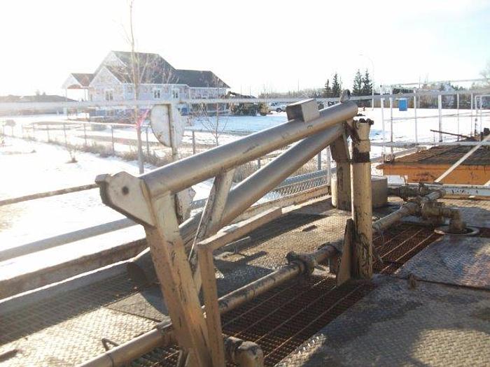 Used 20 m3 (120 bbl) Skid Mounted 2 Compartment Mud Tank