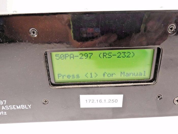 Used JFW Industries 50PA-297-SMA Attenuation Assembly Unit (2-6 GHz, RS-232)