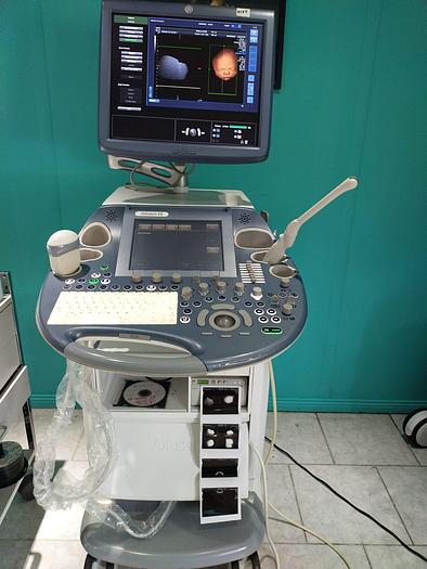 Gebraucht GE Voluson E8 Flachbildschirm Ultraschallgerät inkl. IC5-9-D Sonde und Sony UP-D897 Drucker Ultrasound