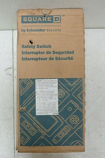 Used Schneider 30A Square D 600V Heavy Duty Safety Switch
