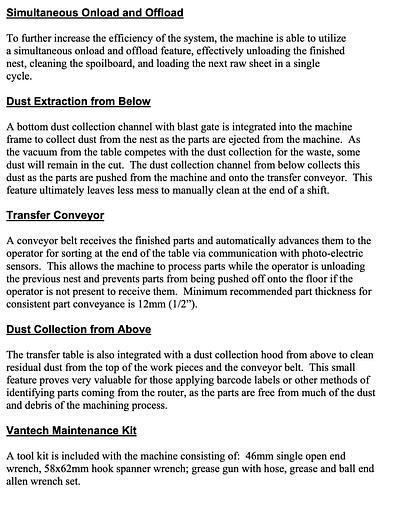 Used Weeke Vantech 512 CNC