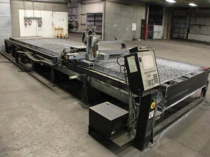 6' x 20' MESSER M2B2-0010 CNC Plasma, 100 Amps, PILOT Control, Dry Table, 1999