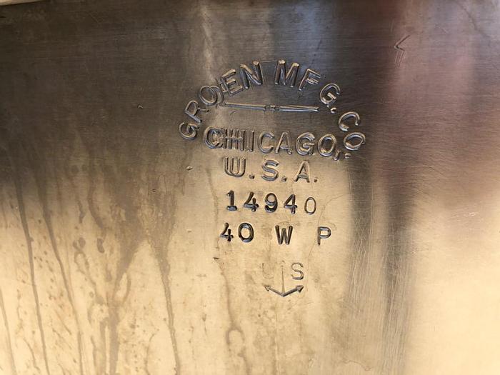 Used Kettle, 20 Gallon, S/st, Jkt, Groen, Hot Oil #S743920