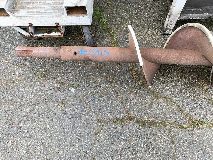 Used Mild Steel Auger Screw 18" Diameter X 23' Long