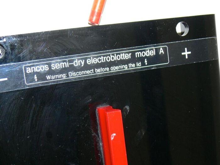 Used Ancos Semi Dry Electro-blotter Model A  w/ Wiring   8" x 8"