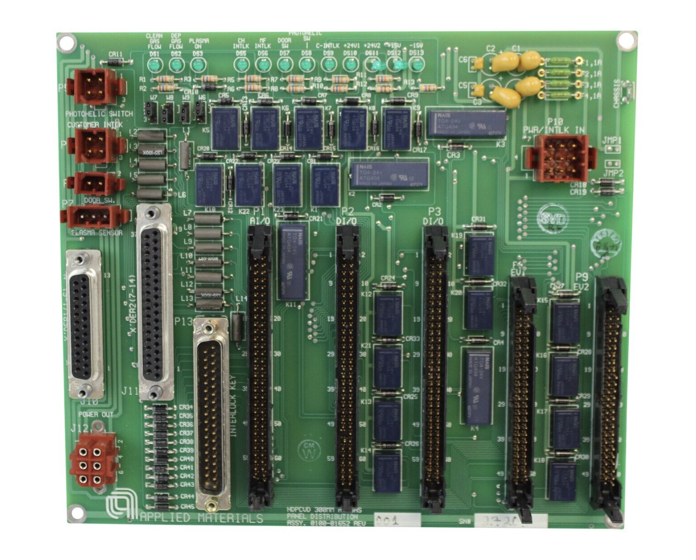 Used AMAT 0100-01652 REV 001 HPCVD 300MM AP GAS PANEL DISTRIBUTIONS ASSY