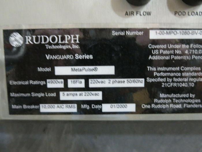 Used Rudolph Technologies, MetaPulse, Vanguard Series, Power Supply, NOT TESTED