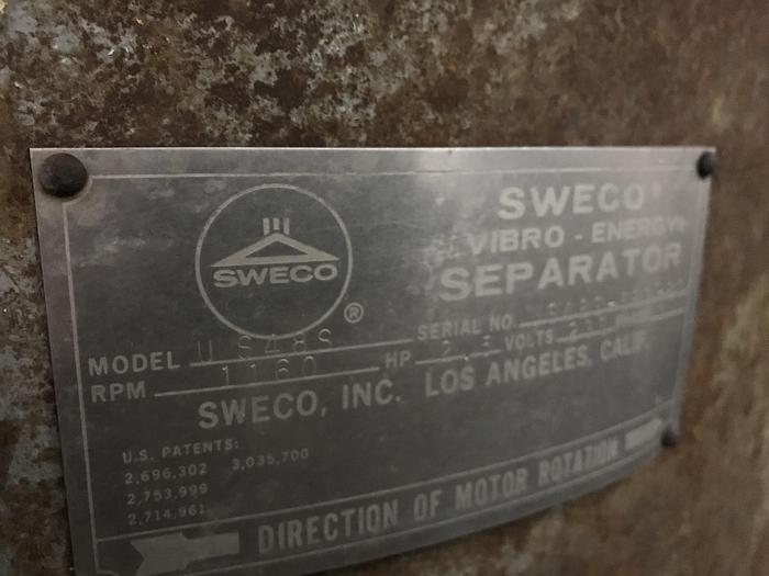 Used SWECO SEPARATOR - SHAKER