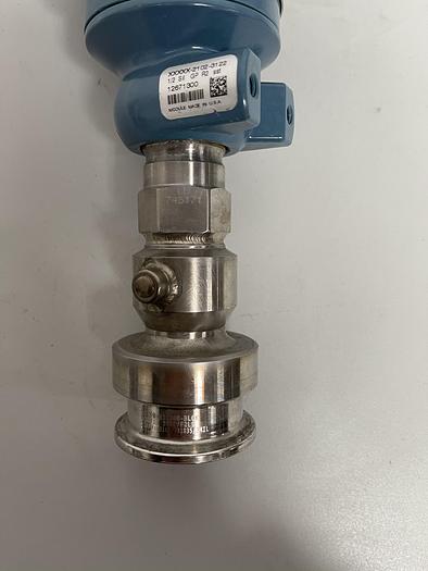 Used Rosemount Smart Pressure Transmitter 3051TG2F2B21AS1Q8Q16M5IEQ4 w/ 2" Fitting