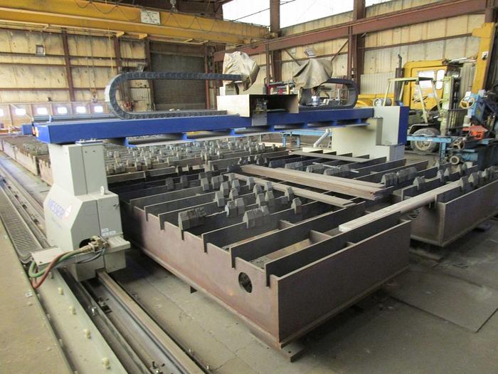 Used 2015 Messer Plate Master II 150" x 50' CNC Cutting Table for Sale
