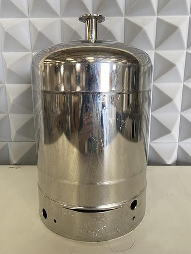 Used Apache  16 Liter Stainless Steel Vessel w/ 1" Sanitary Fitting