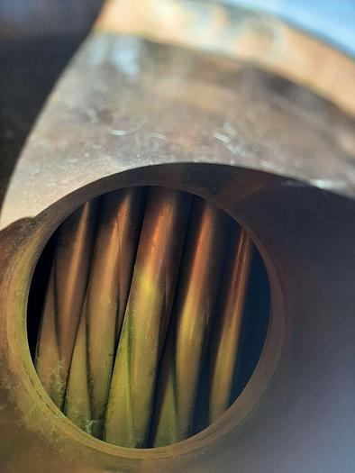 Used Heat Exchanger, Shell & Tube, 80 SF, S/st, Single Pass #C744462