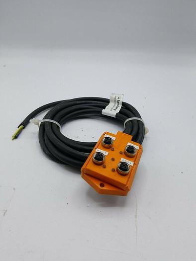 Used LUMBERG ASB4/LED5-4-12-5M ACTUATOR SENSOR JUNCTION BOX CORDSET