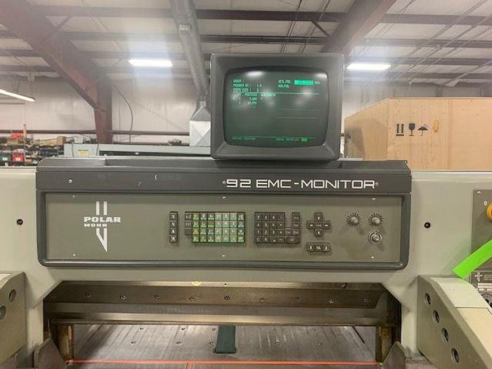 Used 36" POLAR MDL. 92 EMC GUILLOTINE CUTTER