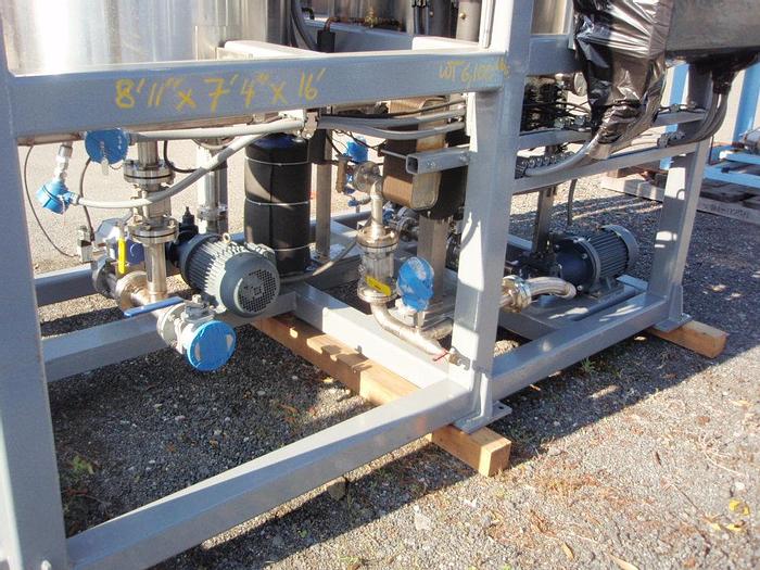 Used Scrubber, Solvent Recovery, 600 CFM, S/st, Chiller, Carbon, #C737471