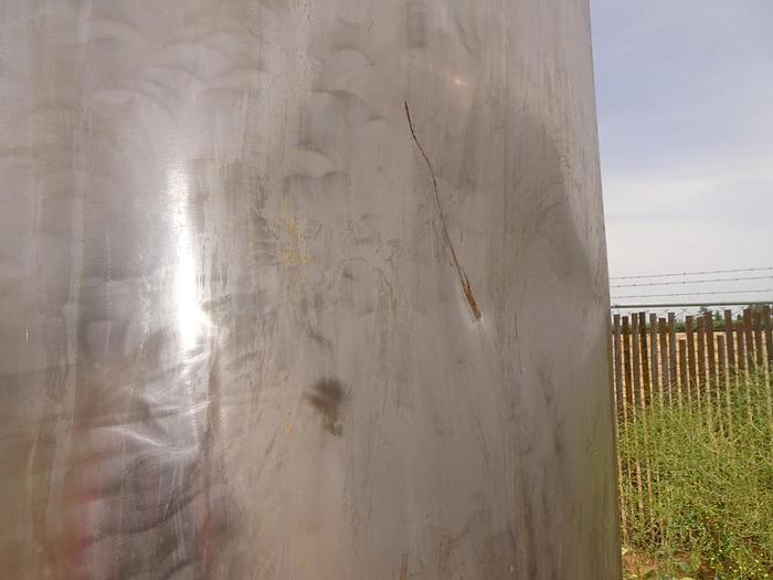 Used Tank, 550 Gallon, S/st, Agit, 1.5 HP, 52" x 60", DT/DB #S742667
