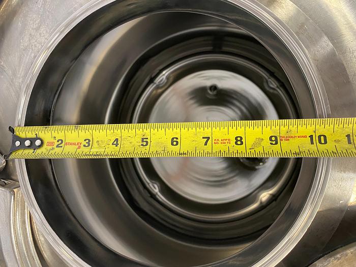 Used Feldmeier 600 Liter Stainless Steel 60 PSI Jacketed Vessel w/ Bottom Agitator