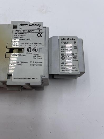 Used Allen-Bradley 700-CF310Z* Ser A 100-F Ser B