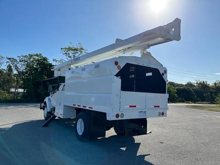 Used C59623 Terex Hiranger XT60 65ft Bucket Boom on 2010 Ford F750 Forestry Dump Truck