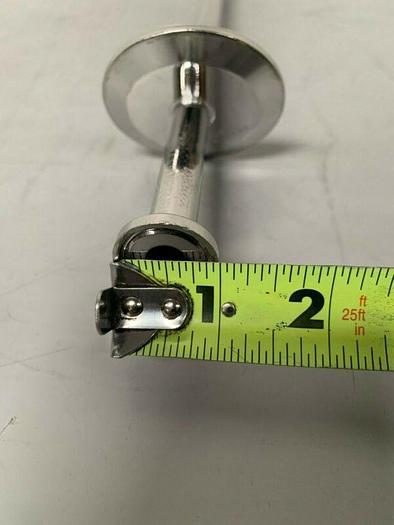 Used Stainless Steel 26" x 1/2" Siphon Tube w/ 1" Sanitary Fitting
