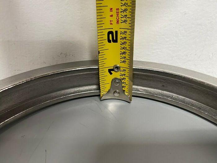 Used Single-Pin Heavy Duty Stainless Steel 6" Clamps