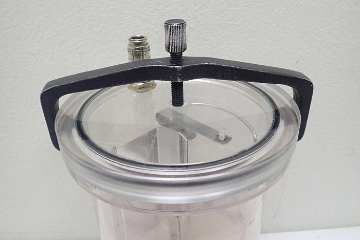 Used BBL Anaerobic System Holding Jar with Rack, Lid & O-ring Gasket