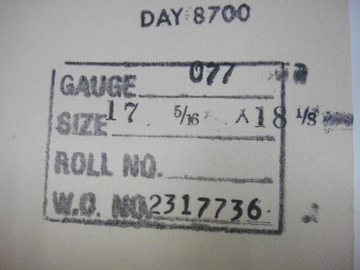 Heidelberg GTO 46 Blanket, Straight Cut