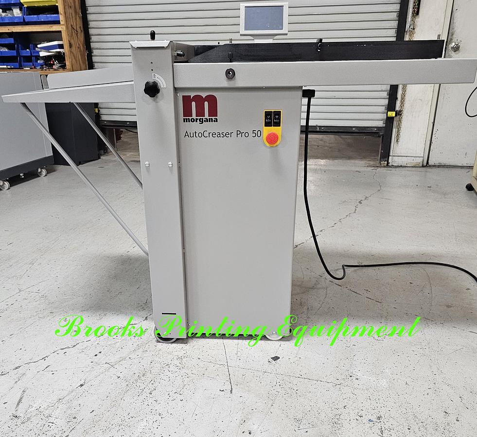 Used Morgana Auto Creaser 50, Video