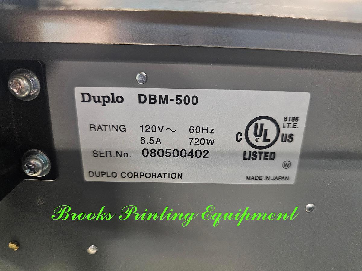 Used Duplo 5000, 2008 Video