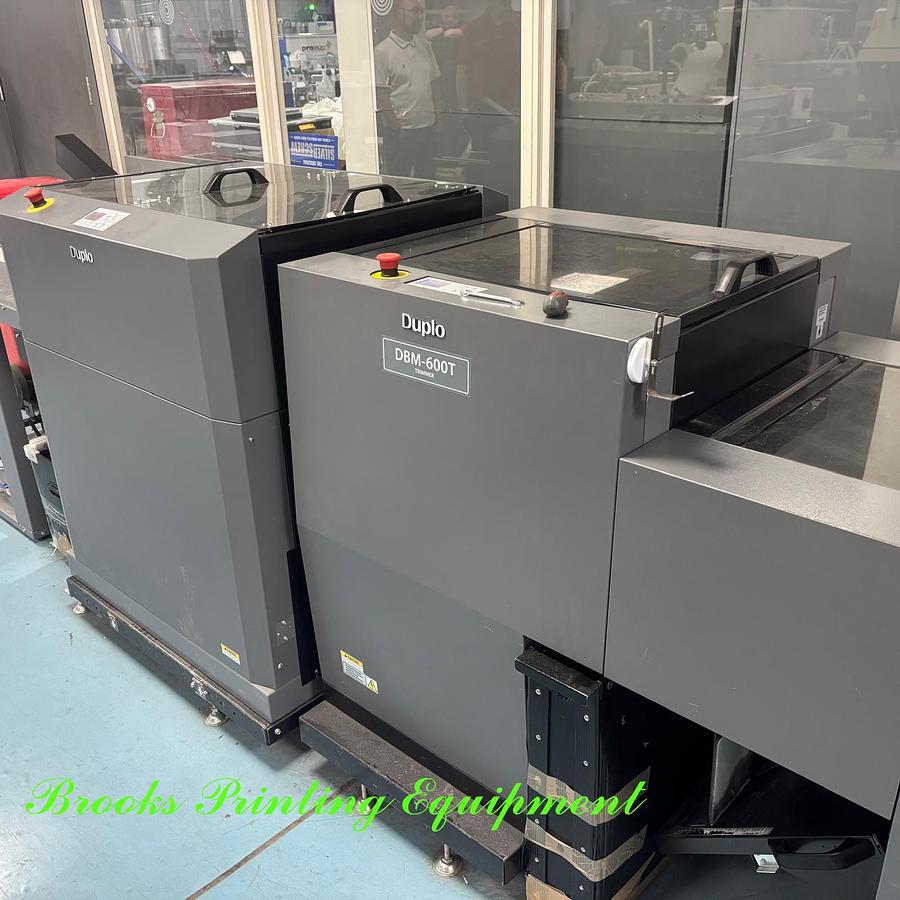 Used Duplo 6000 with Sheet Feeder and Cover Feeder, 2016
