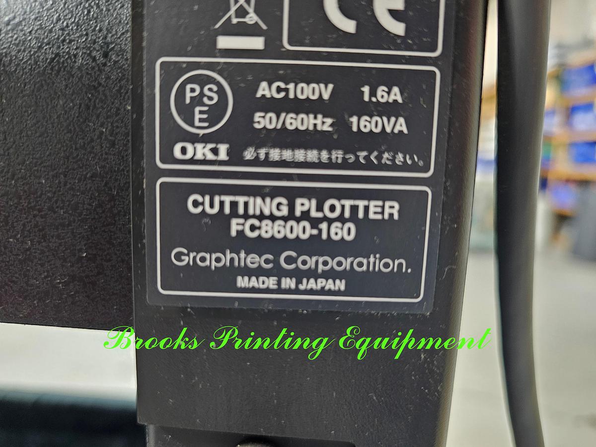 Used Graphtec FC 8600-160 64" Plotter, 2013