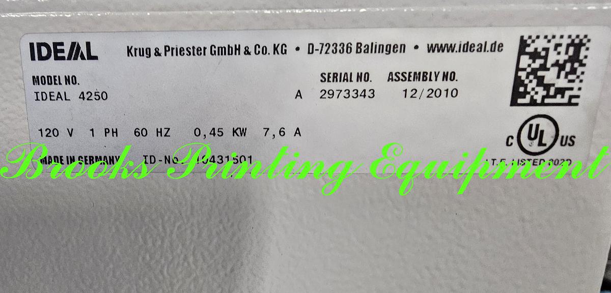 Used Triumph 4250, 2010