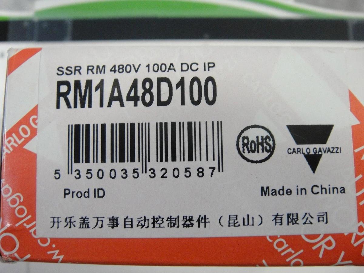 Carlos Gavazi Electromatic SS Panel Mount Control Voltage, Part #RM1A48D100