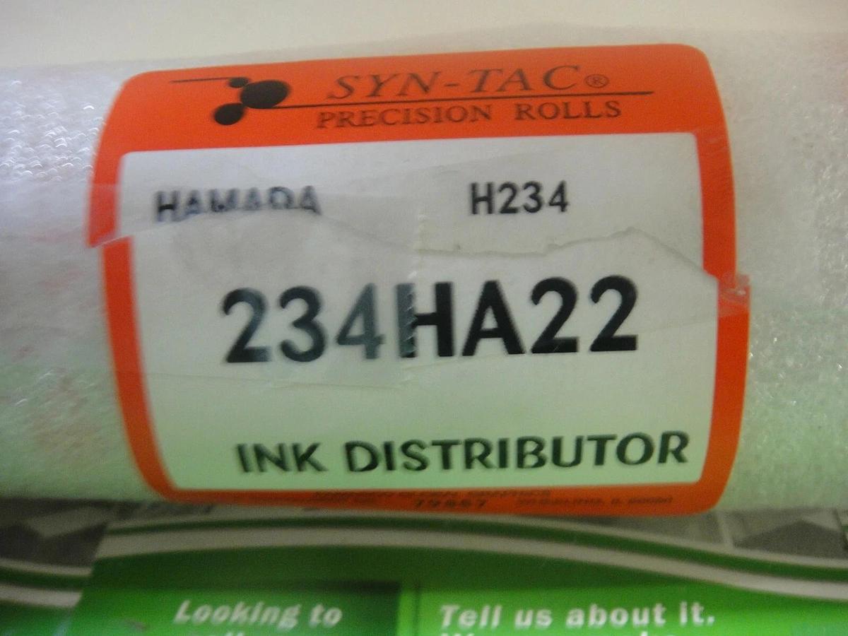 Hamada 234 Ink Distributor Roller (Syn-Tac), Part #234HA22